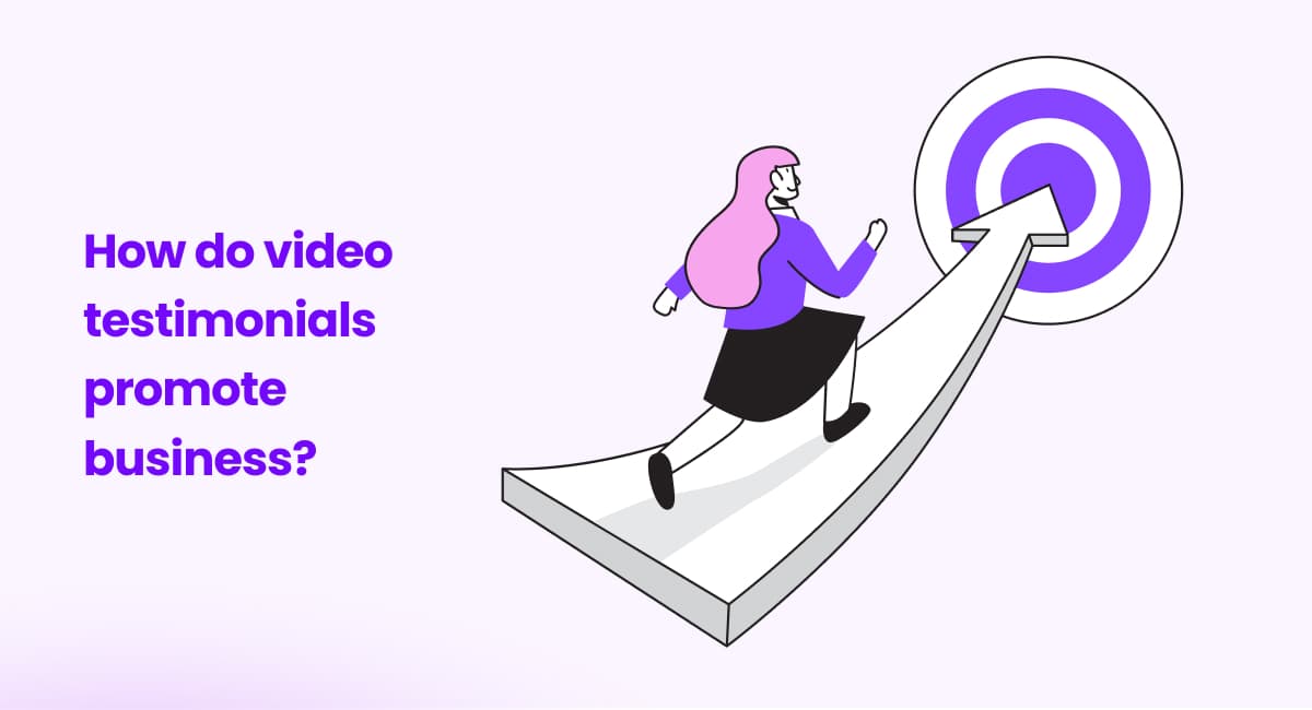 How do video testimonials promote business?